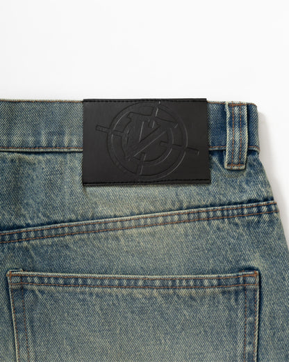 THE BAGGY DENIM PETROL WASHED