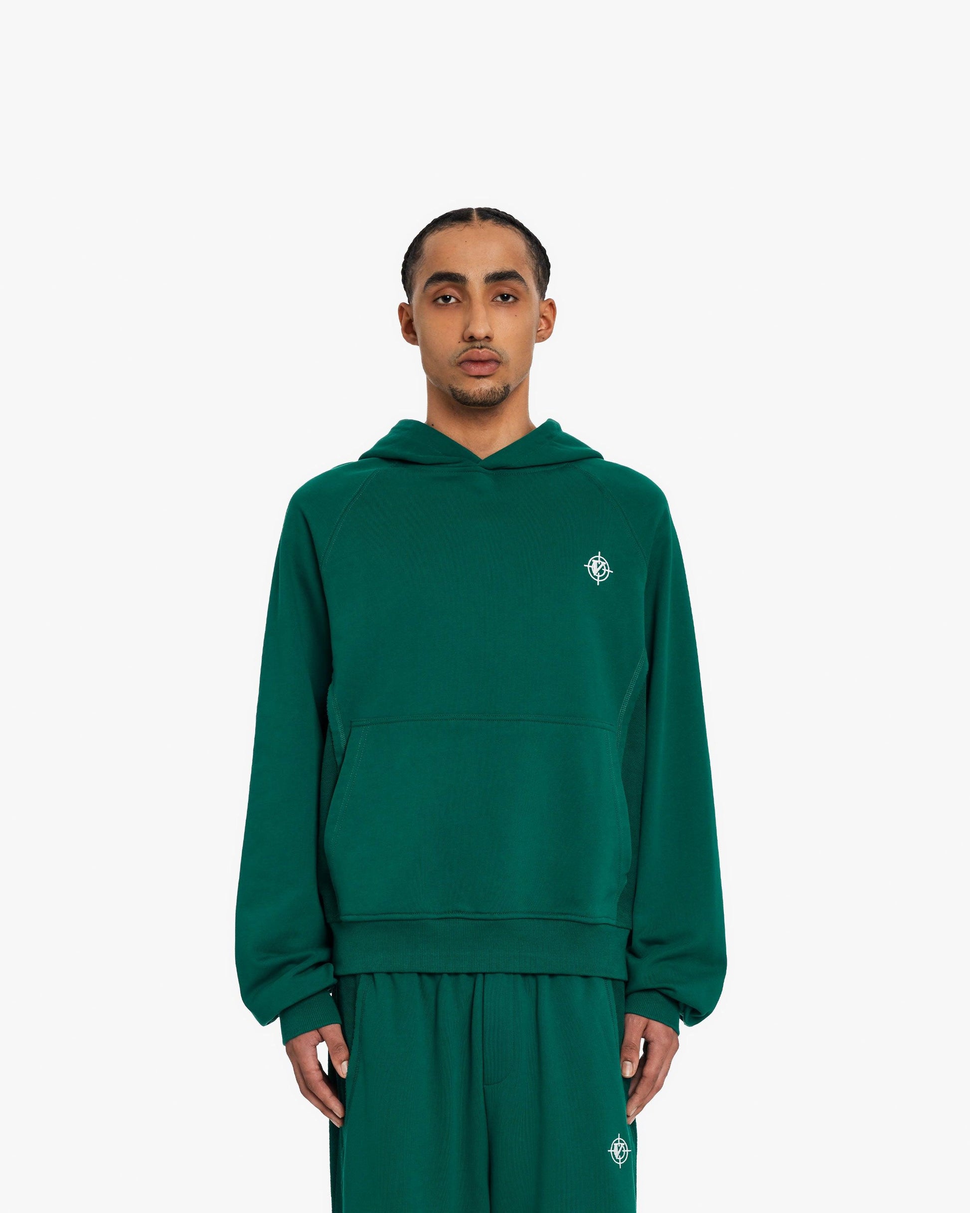 INSIDE OUT HOODIE FORREST GREEN - VICINITY