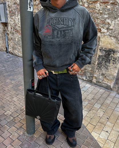 GALLERY HOODIE WASHED GREY