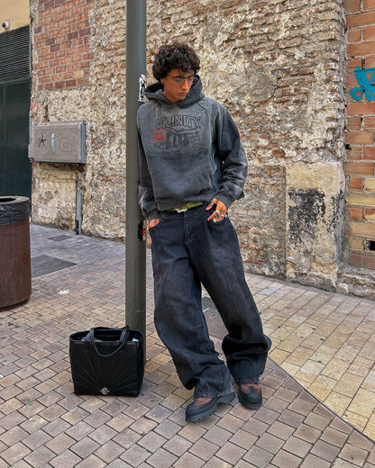 GALLERY HOODIE WASHED GREY