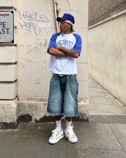 INSTITUTE TEE WHITE/BLUE