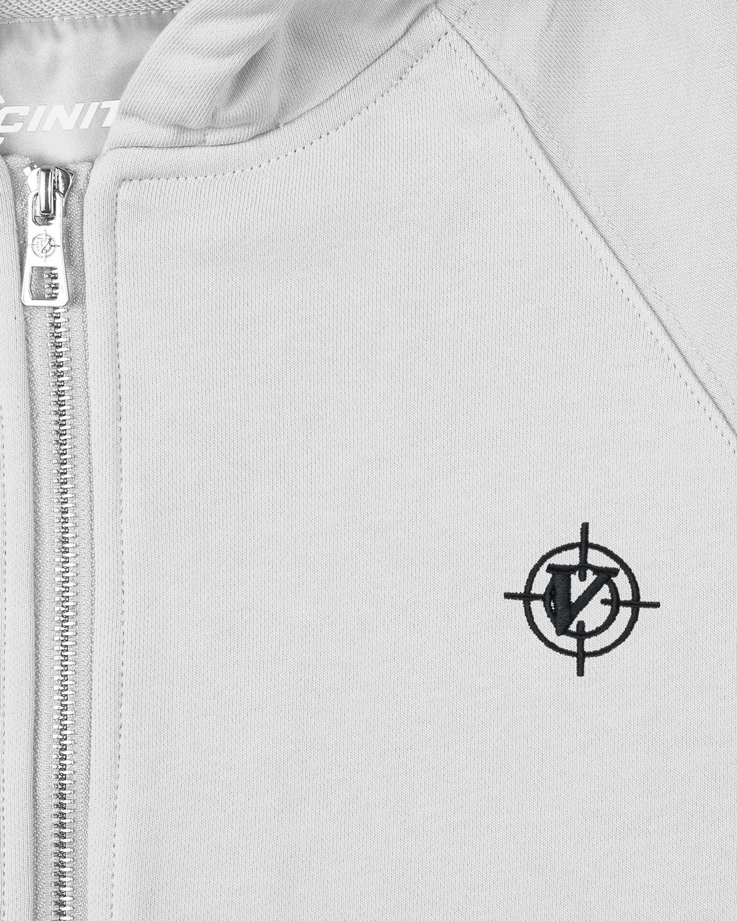 INSIDE OUT ZIP HOODIE LIGHT GREY - VICINITY