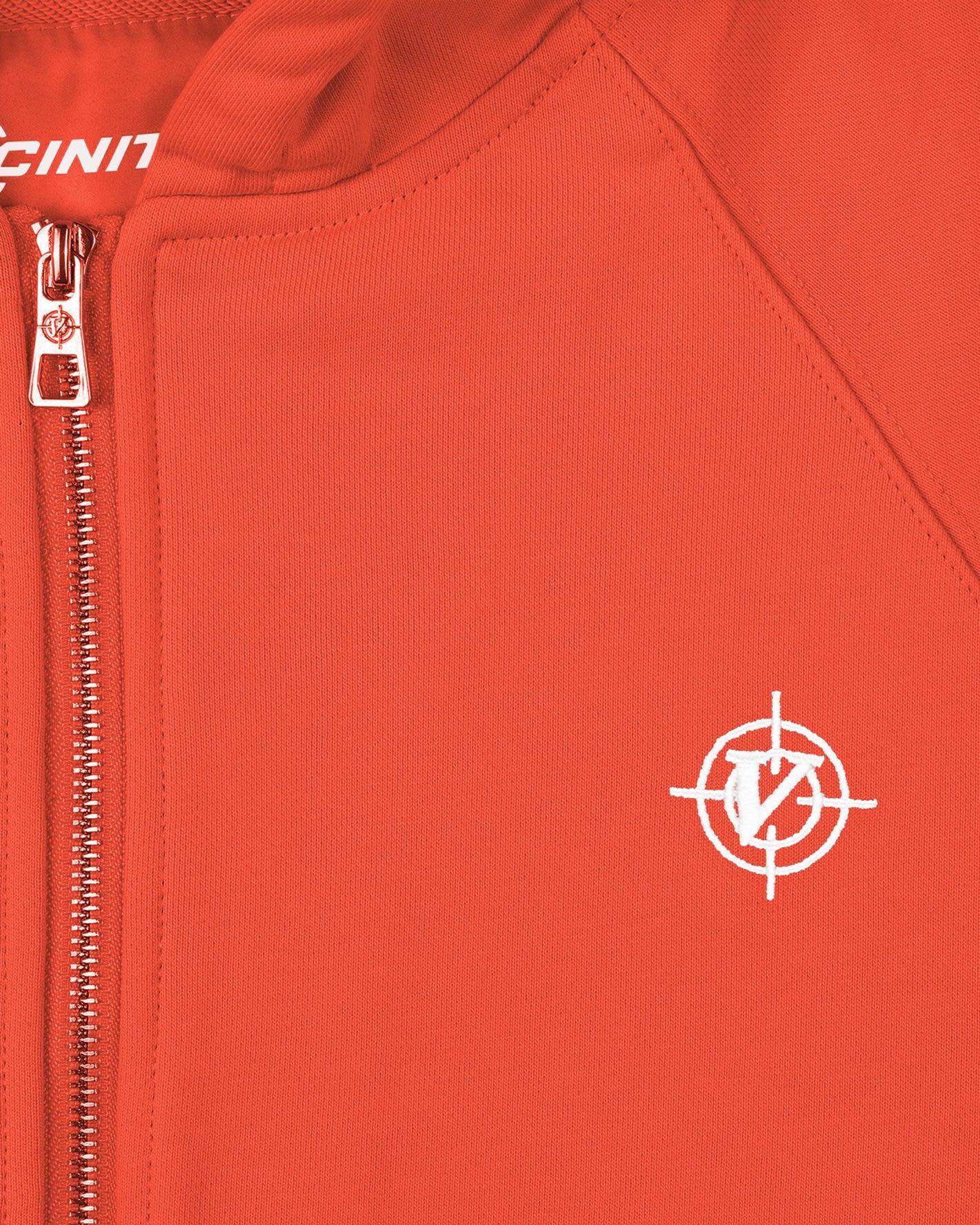 INSIDE OUT ZIP HOODIE STRAWBERRY - VICINITY