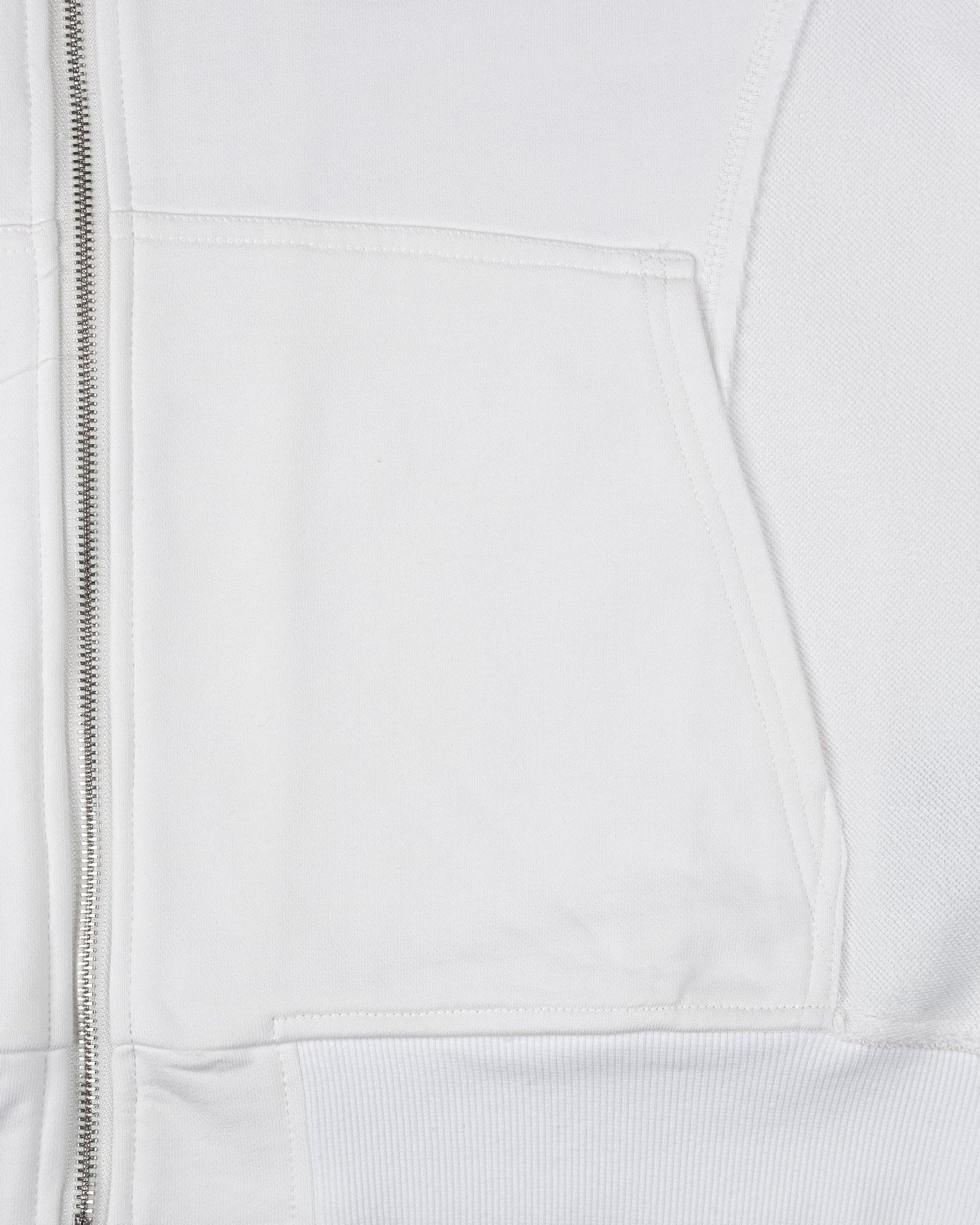 INSIDE OUT ZIP HOODIE WHITE - VICINITY