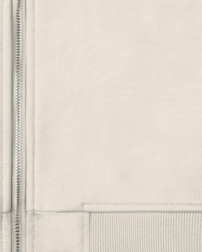INSIDE OUT ZIP HOODIE BEIGE - VICINITY