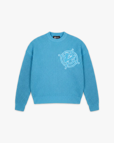 V-LOGO KNITWEAR SKY BLUE
