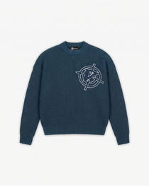 V-LOGO KNITWEAR MIDNIGHT BLUE