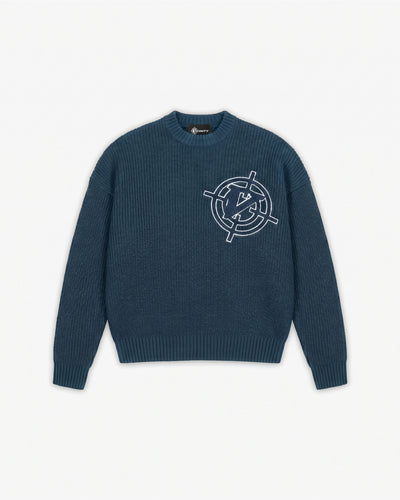 V-LOGO KNITWEAR MIDNIGHT BLUE