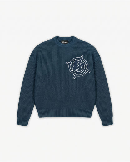 V-LOGO KNITWEAR MIDNIGHT BLUE