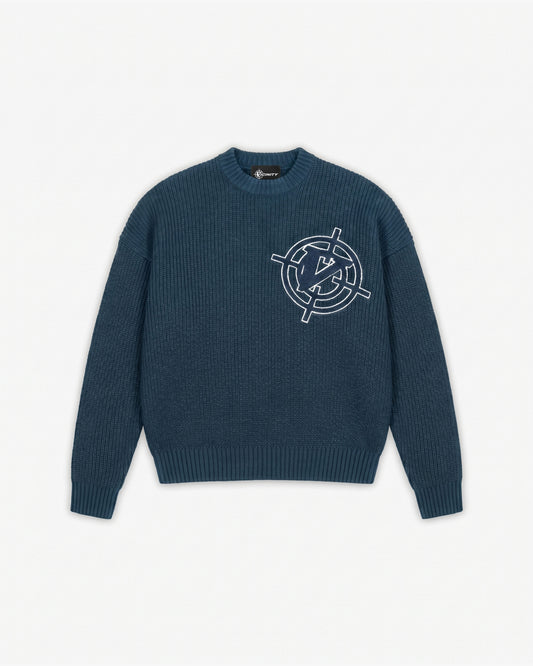 V-LOGO KNITWEAR MIDNIGHT BLUE