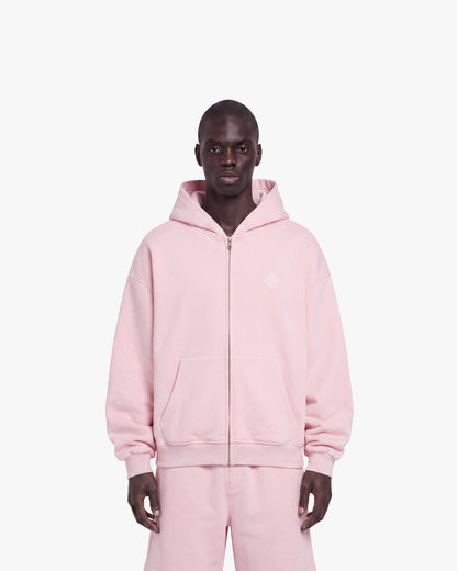 SOFTS ZIP-HOODIE PINK