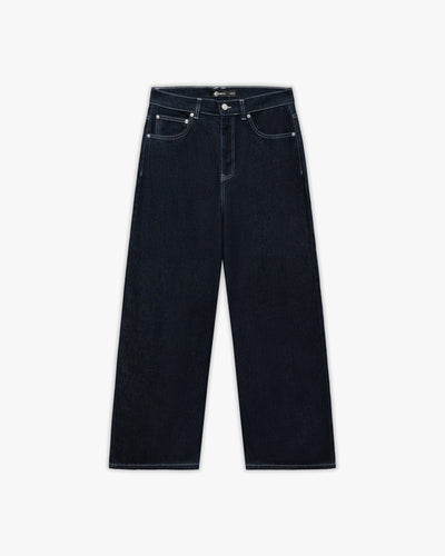 VOLUME DENIM RAW BLUE