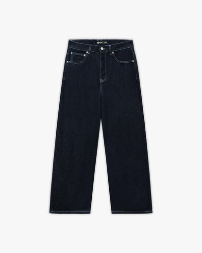 VOLUME DENIM RAW BLUE