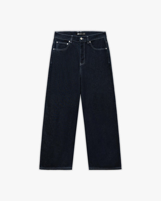VOLUME DENIM RAW BLUE