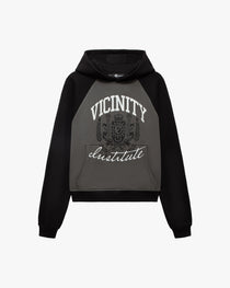 INSTITUTE HOODIE GREY/BLACK