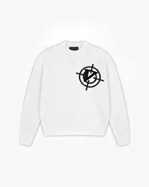 V-LOGO KNITWEAR WHITE