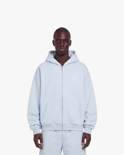 SOFTS ZIP-HOODIE SKY BLUE