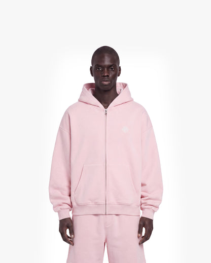 SOFTS ZIP-HOODIE PINK