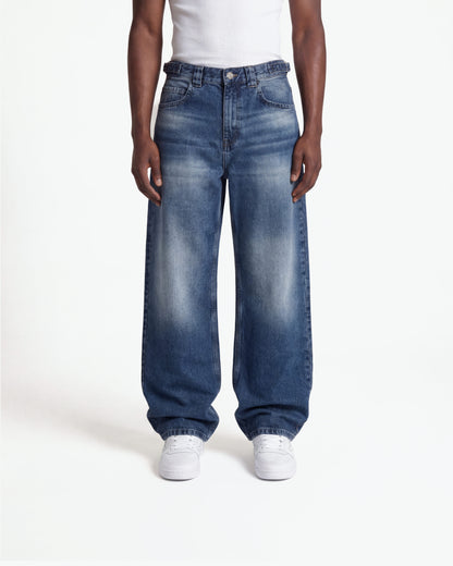 BLUE WASHED DENIM