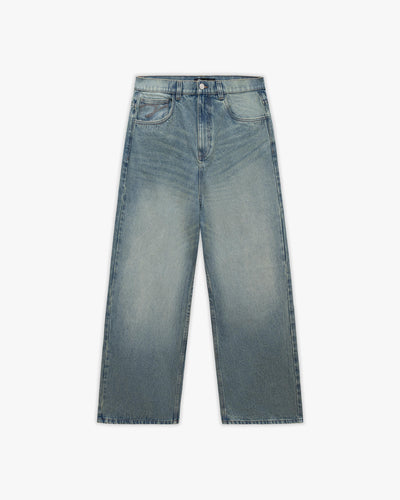THE BAGGY DENIM PETROL WASHED