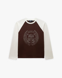 HALL OF FAME LONGSLEEVE BROWN/CREAM