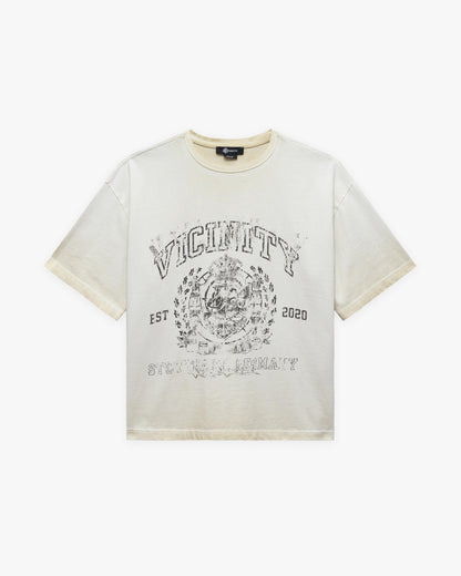 EMBLEM TEE CREAM