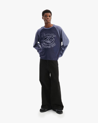 INTERNATIONAL LONGSLEEVE BLUE
