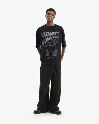 WORLD TOUR TEE VINTAGE BLACK
