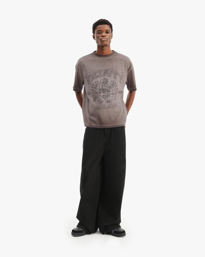 EMBLEM TEE BROWN