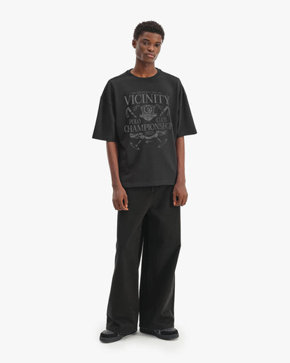 POLO CLUB TEE BLACK