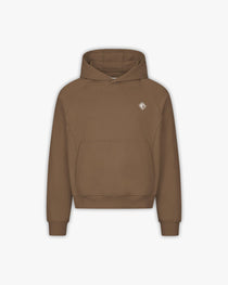 INSIDE OUT HOODIE CHOCOLATE BROWN