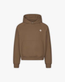 INSIDE OUT HOODIE CHOCOLATE BROWN