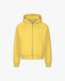 INSIDE OUT ZIP HOODIE SUNFLOWER