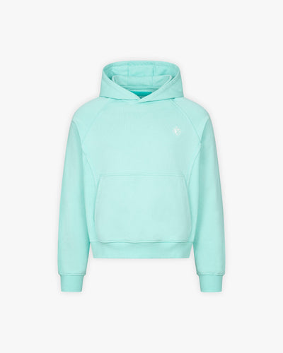 INSIDE OUT HOODIE TURQUOISE