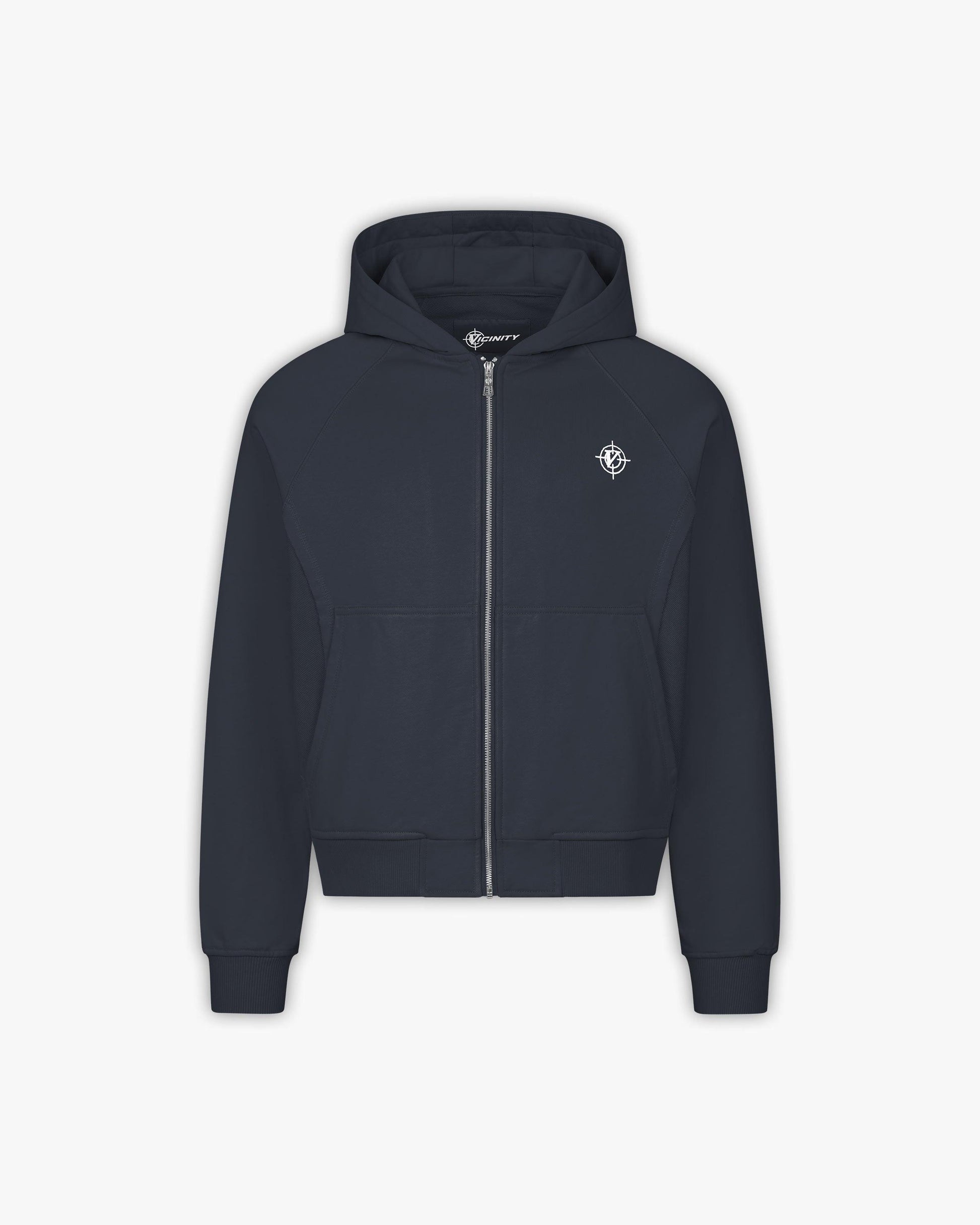 INSIDE OUT ZIP HOODIE NAVY - VICINITY