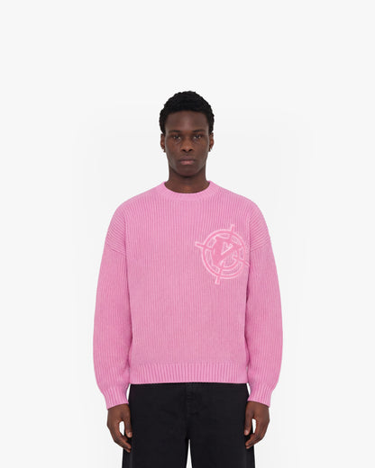 V-LOGO KNITWEAR WILD ROSE