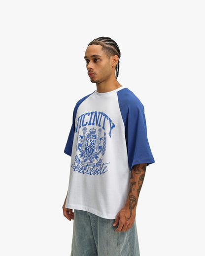 INSTITUTE TEE WHITE/BLUE