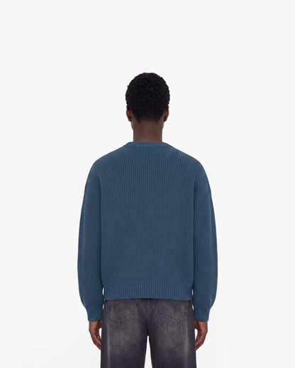 V-LOGO KNITWEAR MIDNIGHT BLUE