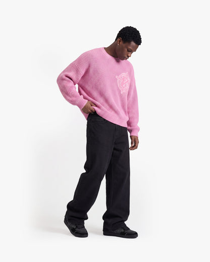 V-LOGO KNITWEAR WILD ROSE