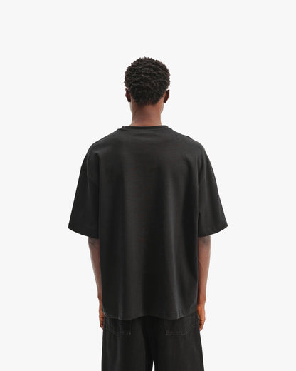 CHAMP EMBLEM TEE WHITE/BLACK