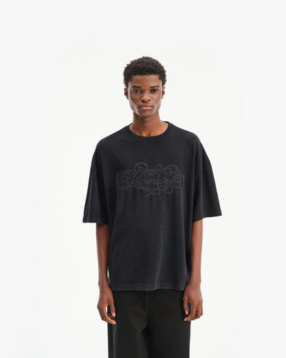 SIGNATURE TEE VINTAGE BLACK