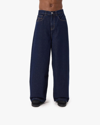THE BAGGY DENIM RAW BLUE