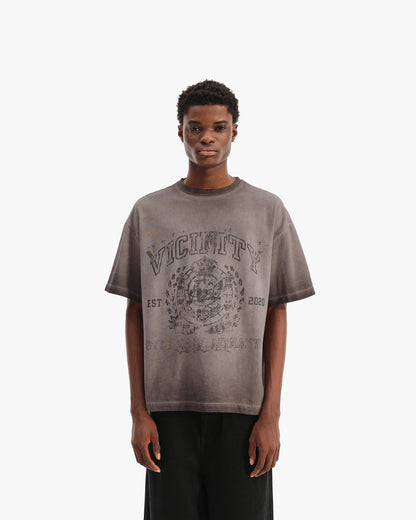 EMBLEM TEE BROWN