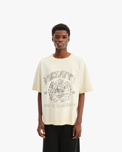 EMBLEM TEE CREAM