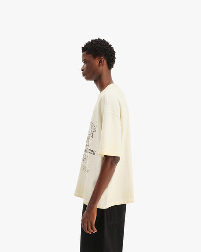 EMBLEM TEE CREAM