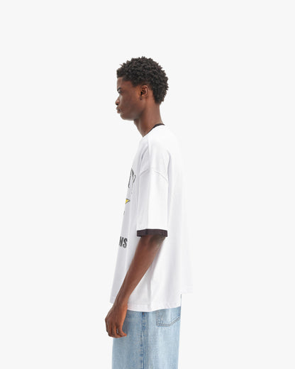 BLONDE AMBITIONS TEE WHITE