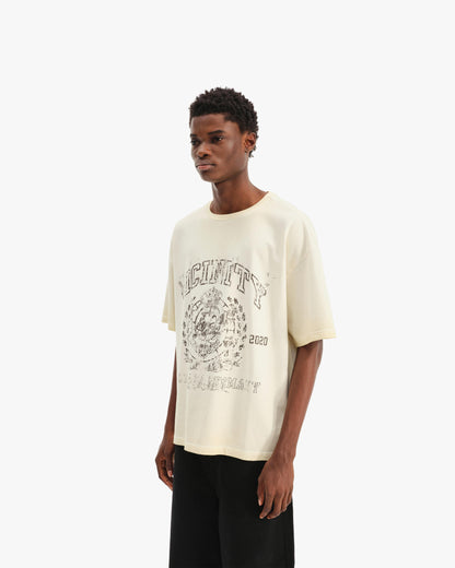 EMBLEM TEE CREAM