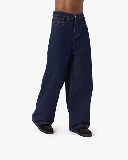 THE BAGGY DENIM RAW BLUE