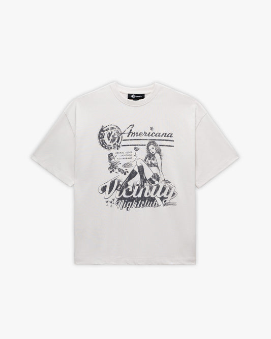 NIGHTCLUB TEE BEIGE