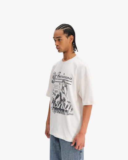 NIGHTCLUB TEE BEIGE
